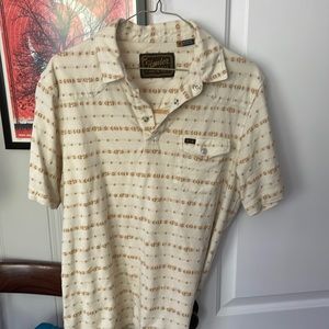 Howler Brothers Jacquard Pearl Snap Polo